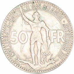 Belgium. Leopold III. 50 Francs. 1935.