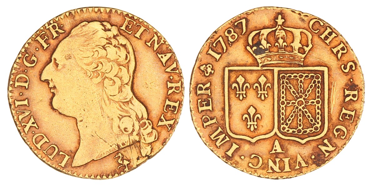 France. Louis XVI. Louis d'or. 1787 A.