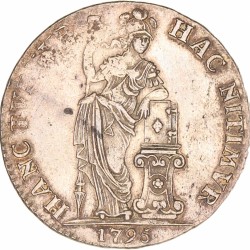 1 Gulden -Generaliteits-. Overijssel. 1795. Prachtig -.