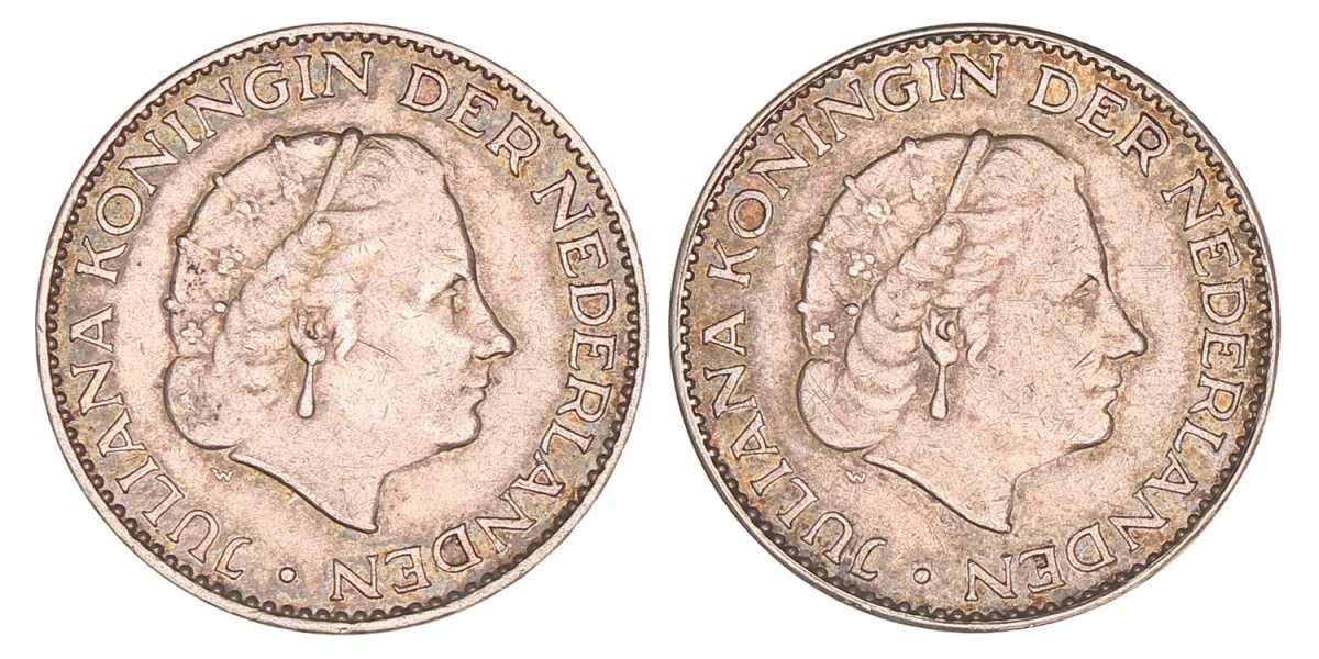 1 Gulden. Hybride. Juliana. Zeer Fraai / Prachtig.