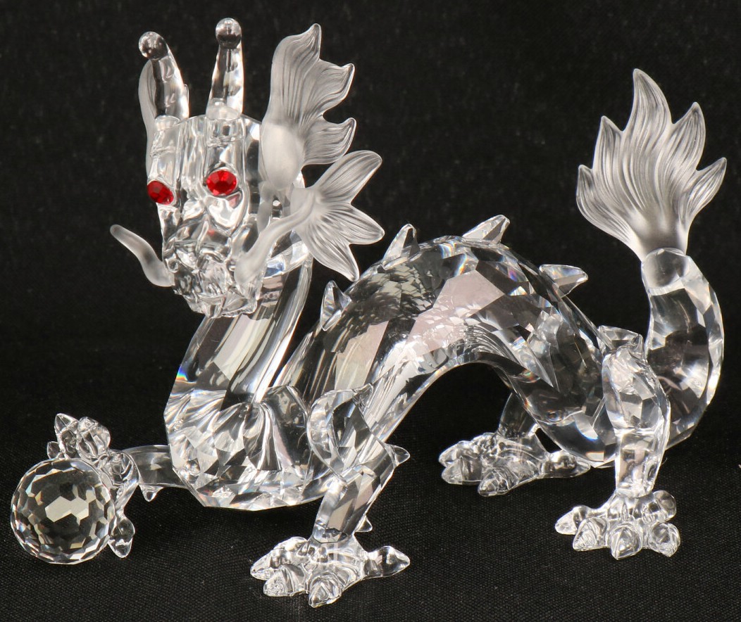 Swarovski Jaarlijks item 1997 "Fabelachtig Dierenrijk" De Draak