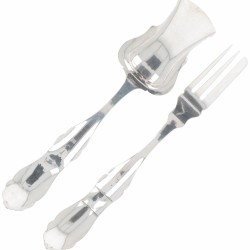 (2) delig gembercouvert zilver.