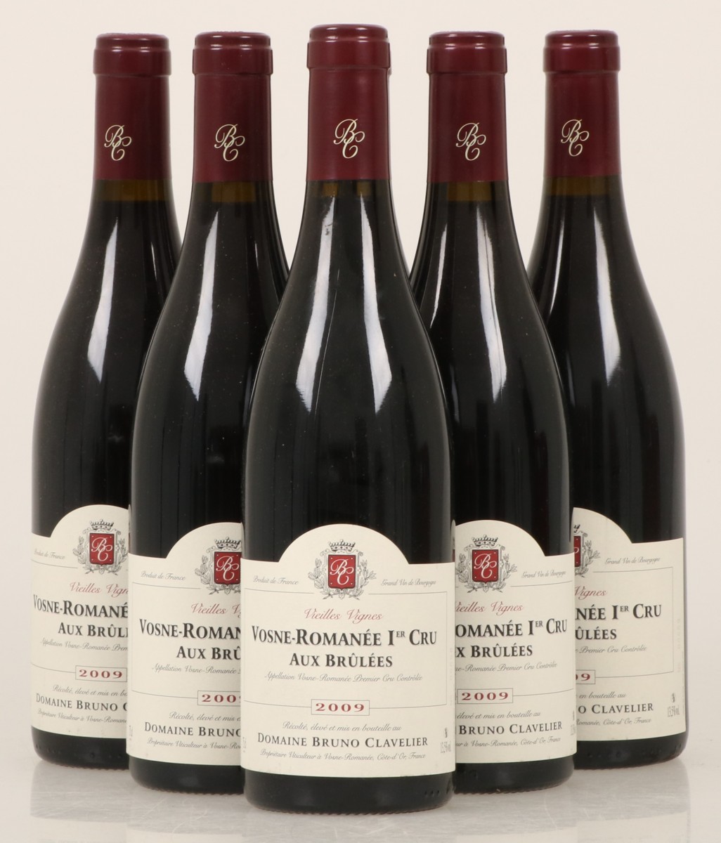 (6) Domaine Bruno Clavelier Vosne-Romanée - 1e cru - Aux Brûlées - 2009.