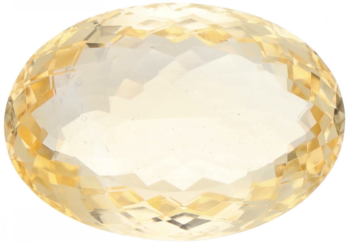 ITLGR-gecertificeerde natuurlijke citrien 24.41 ct.
