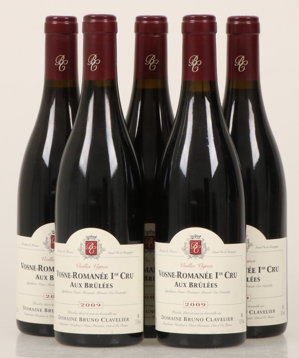 (5) Domaine Bruno Clavelier Vosne-Romanée - 1e cru - Aux Brûlées - 2009.