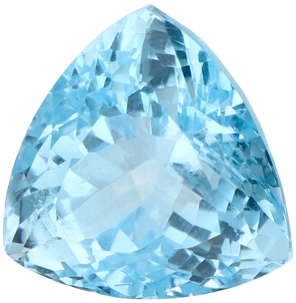 IDT-gecertificeerde natuurlijke blauwe topaas 15.86 ct.