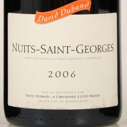 (3) David Duband - Nuits-Saint-Georges - 2006.