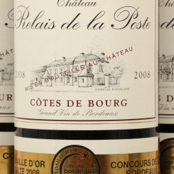 (6) Château Relais de la Poste - Côtes de Bourg - 2008.