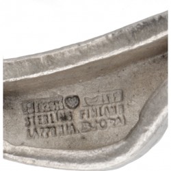 Sterling zilveren 'Kang's Chain' armband door Finse designer Björn Weckström voor Lapponia.