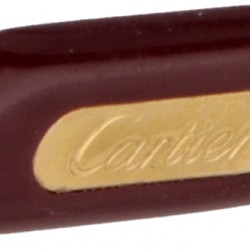 18 kt. Goud vergulde Cartier 'C Decor' randloze vintage zonnebril met bruine glazen.