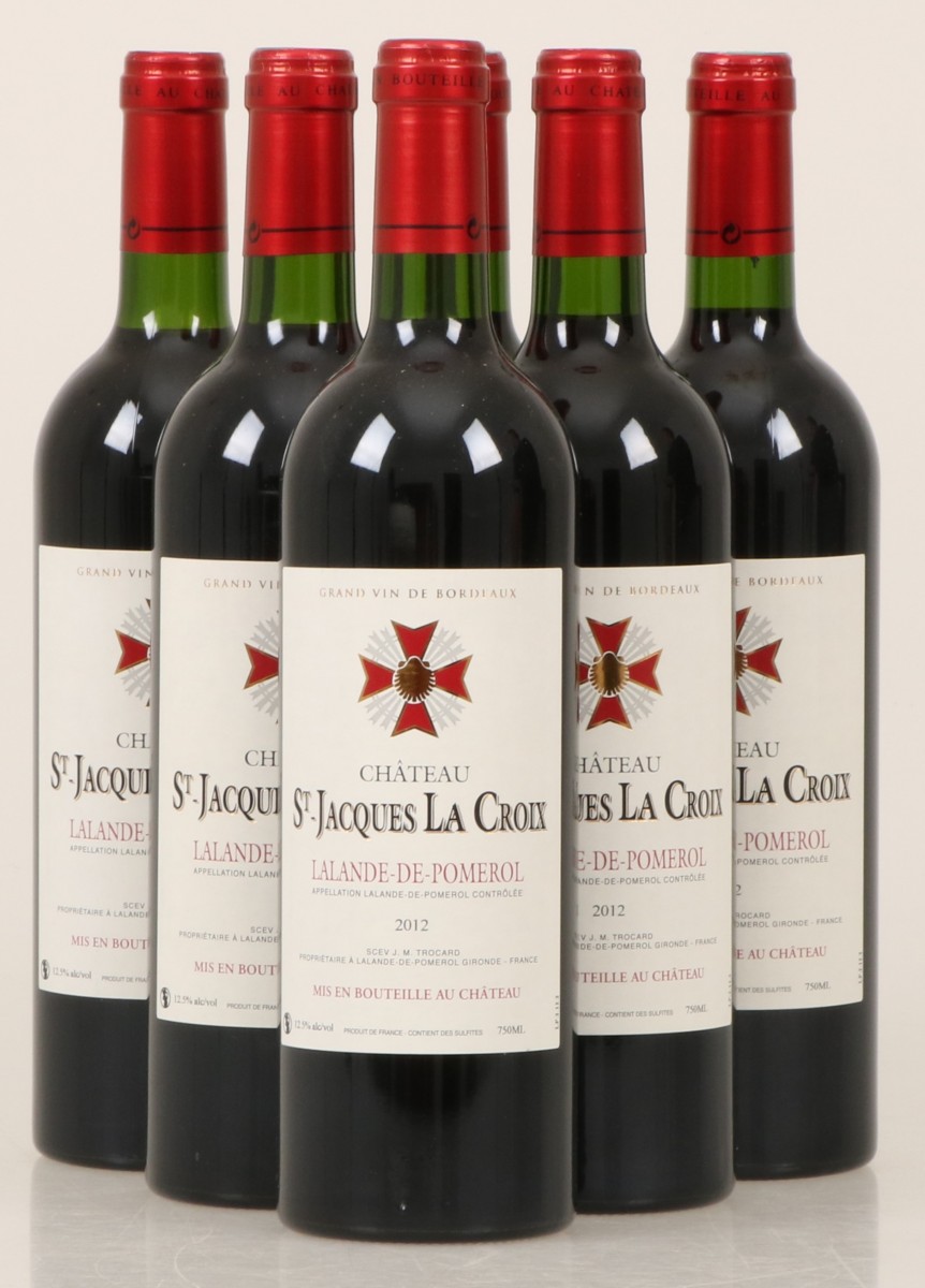 (6) Château St-Jacques la Croix - Lalande-de-Pomerol - 2012.