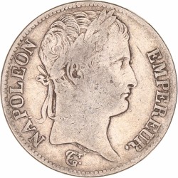 France. Empire. Napoleon. 5 Francs. 1813 A.