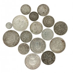 Morocco. Lot (16) Silver Coins. 19th and 20th century.