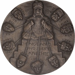 Germany. Empire. 1917. Satirical medal 'England und seine Knechte'.