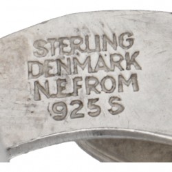 Sterling zilveren manchetknopen door Deense designer N.E. From.