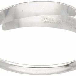 Sterling zilveren bangle armband door Noorse designer David Andersen.