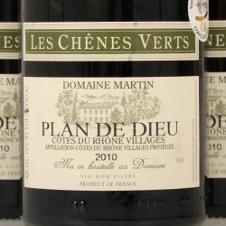 (10) Domaine Martin - Plan de Dieu - Côtes du Rhône Villages - 2010.