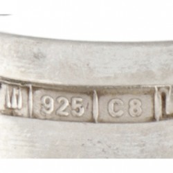 Sterling zilveren 'Sung' ring door Finse designer Björn Weckström voor Lapponia.