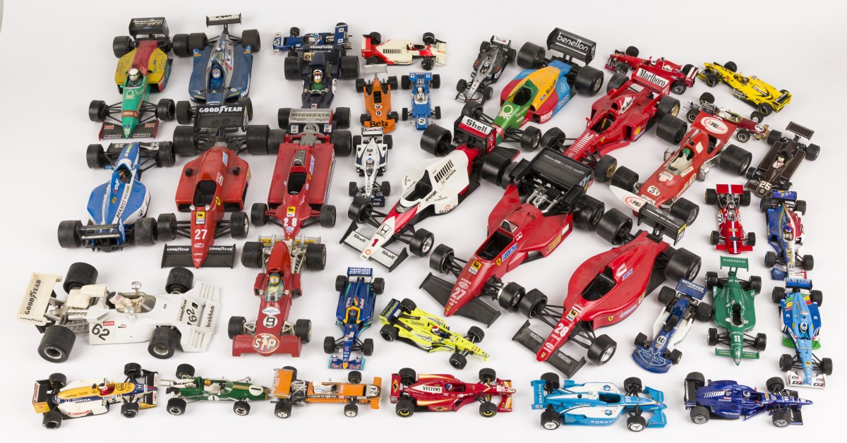 (37) delig lot Formule 1 modelauto`s