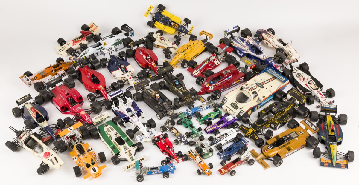 (38) delig lot Formule 1 modelauto`s