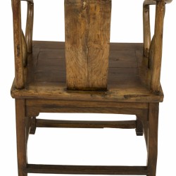 Een 'huanghuali' houten hoefijzer stoel, Republiek China, mid. 20e eeuw.