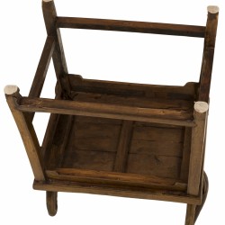 Een 'huanghuali' houten hoefijzer stoel, Republiek China, mid. 20e eeuw.