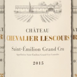 (6) Château Chevalier Lescours - Saint-Émilion - Grand Cru - 2015.