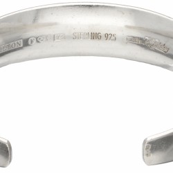 Sterling zilveren cuff armband door K.E. Palmberg voor Alton.