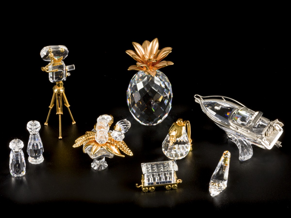 (9) delig lot Swarovski miniaturen.