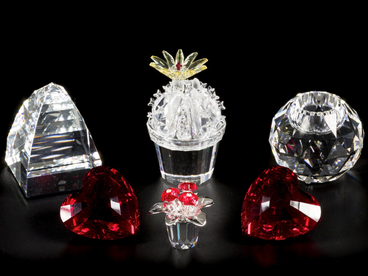 (6) delig lot Swarovski miniaturen.