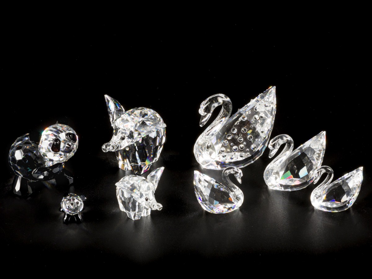 (8) delig lot Swarovski miniaturen