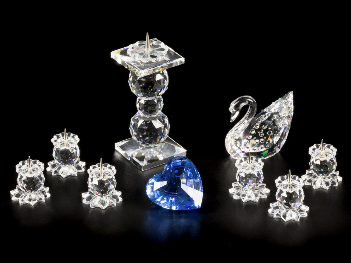 (9) delig lot Swarovski miniaturen