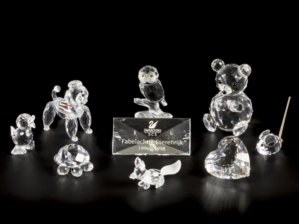 (9) delig lot Swarovski miniaturen