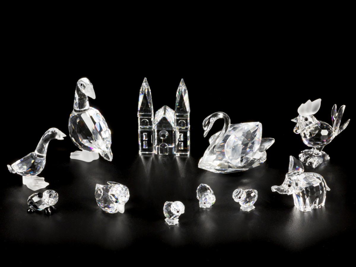 (11) delig lot Swarovski miniaturen.