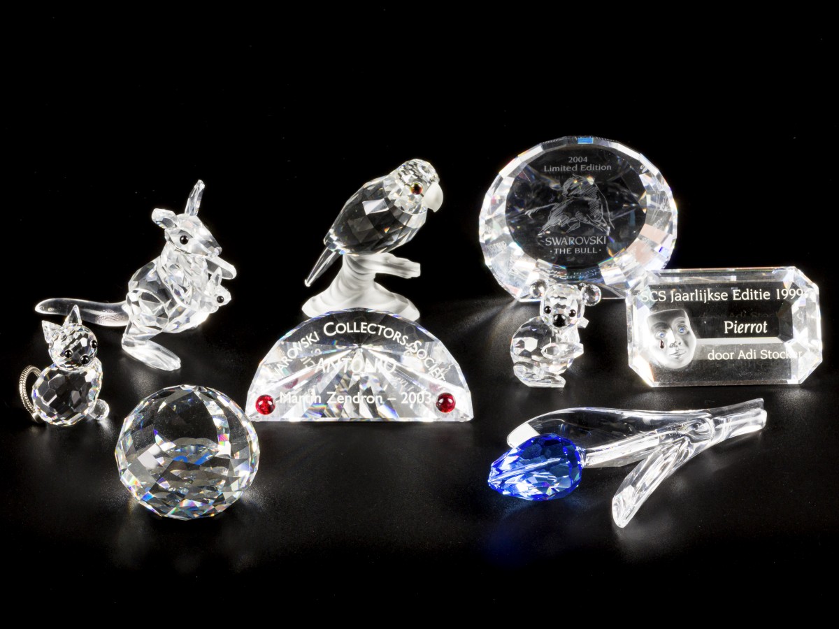 (9) delig lot Swarovski miniaturen.