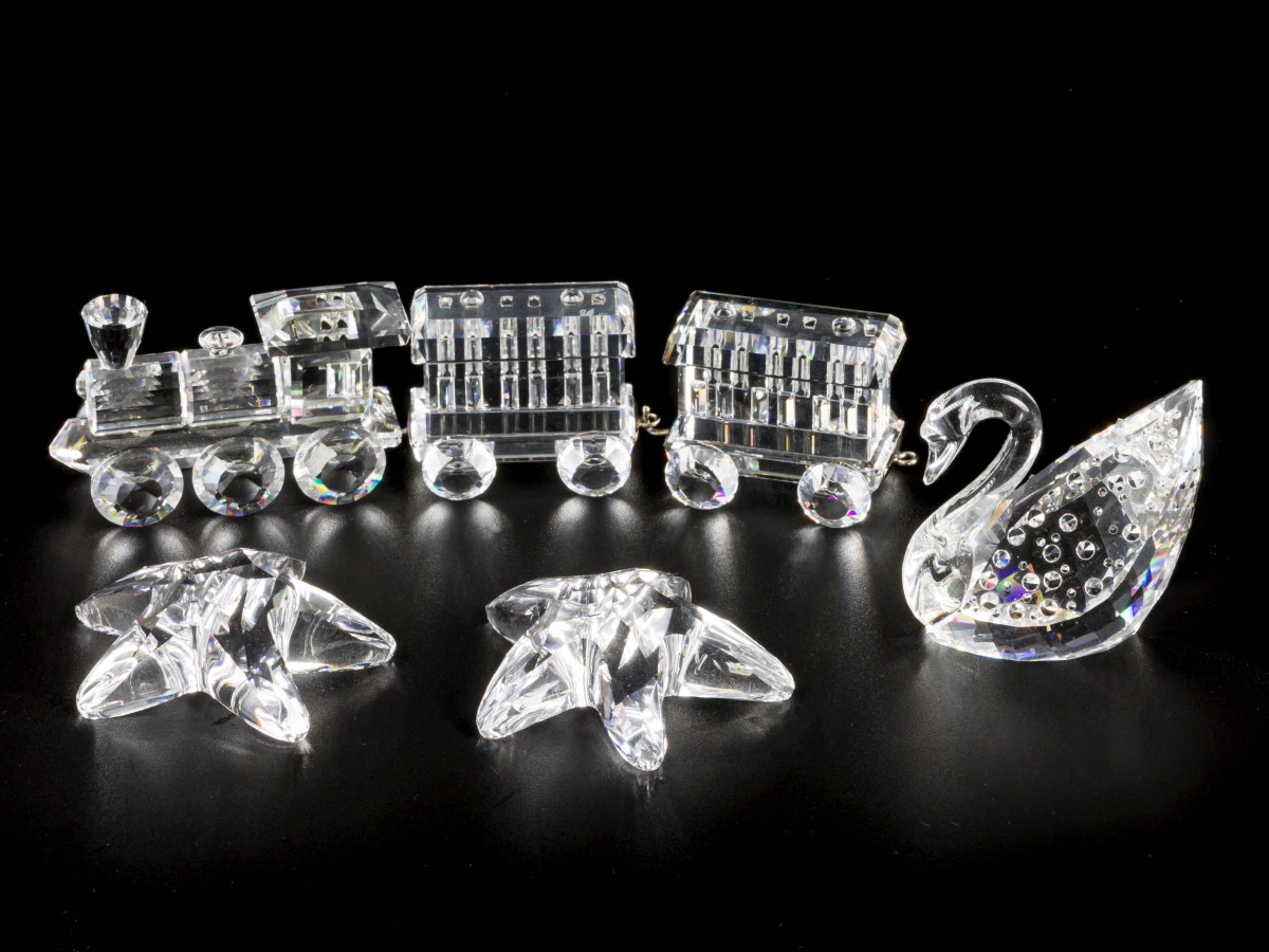 (6) delig lot Swarovski miniaturen