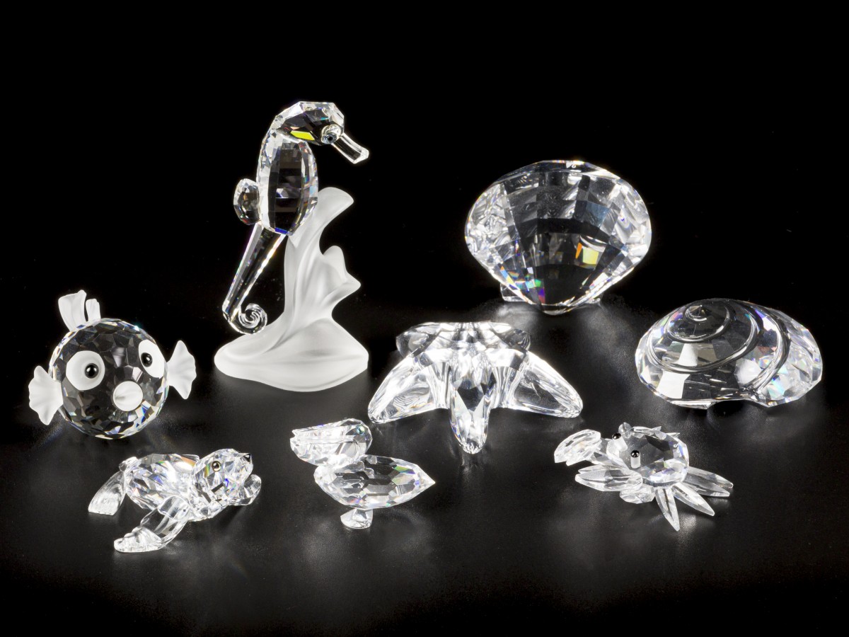 (8) delig lot Swarovski miniaturen