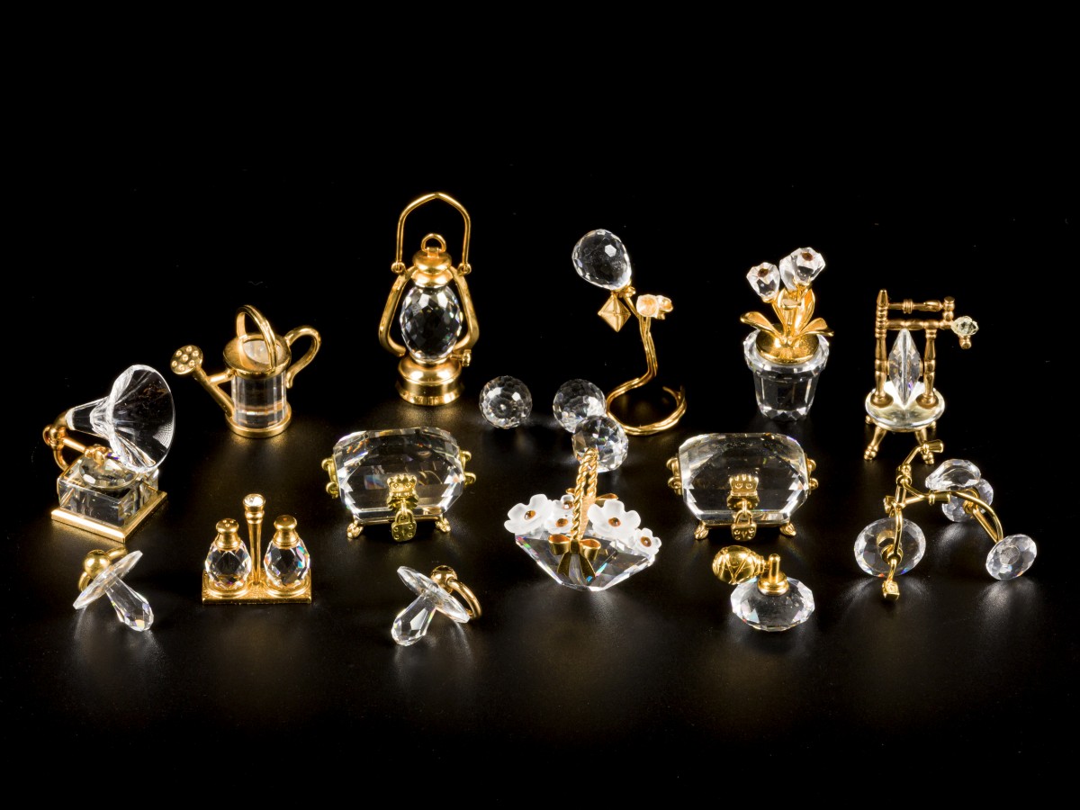 (14) delig lot Swarovski miniaturen.