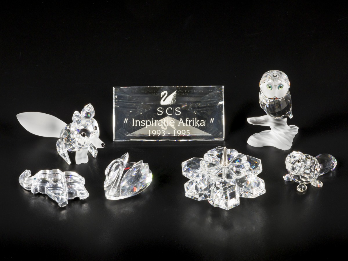 (7) delig lot Swarovski miniaturen.