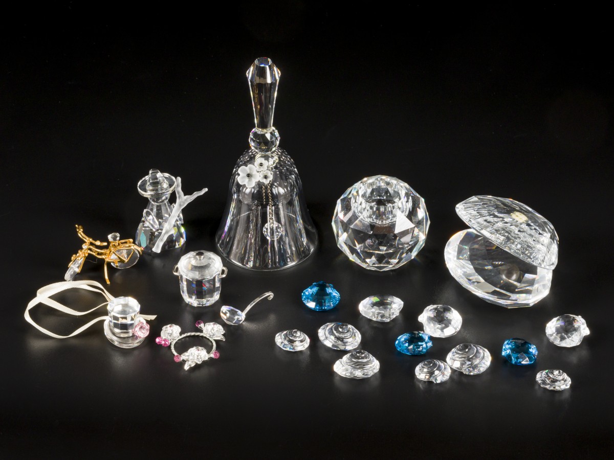 (8) delig lot Swarovski miniaturen.