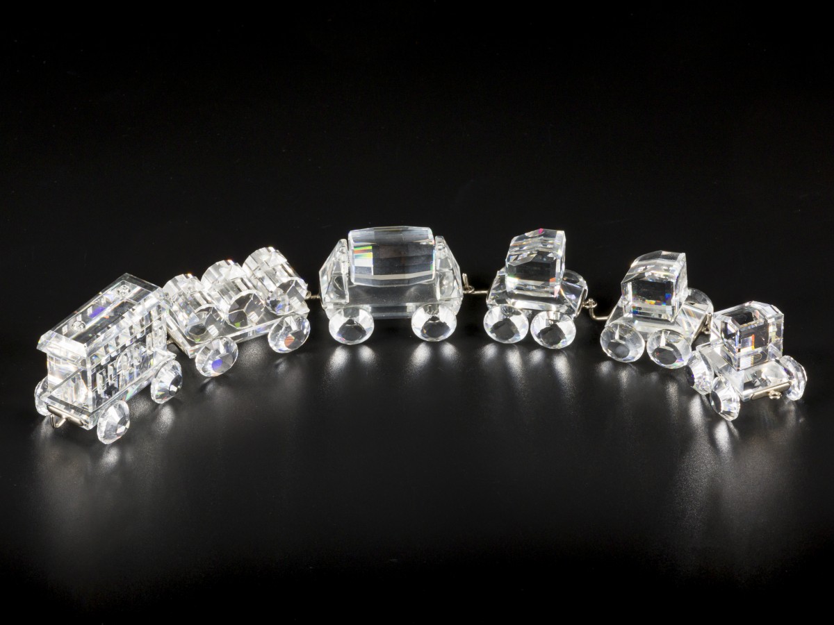 (6) delig lot Swarovski miniaturen.