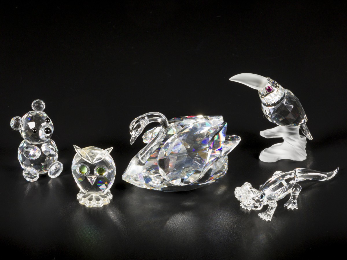 (5) delig lot Swarovski miniaturen.