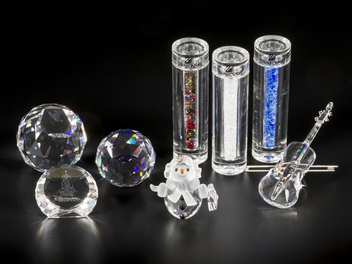(8) delig lot Swarovski miniaturen.
