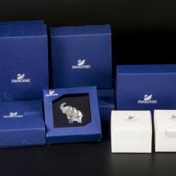 (7) delig lot Swarovski miniaturen.
