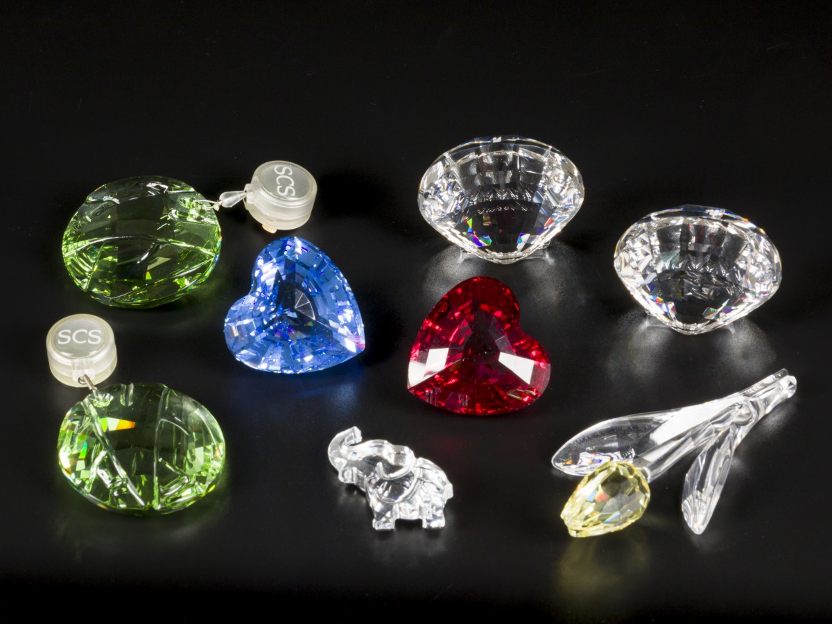 (7) delig lot Swarovski miniaturen.