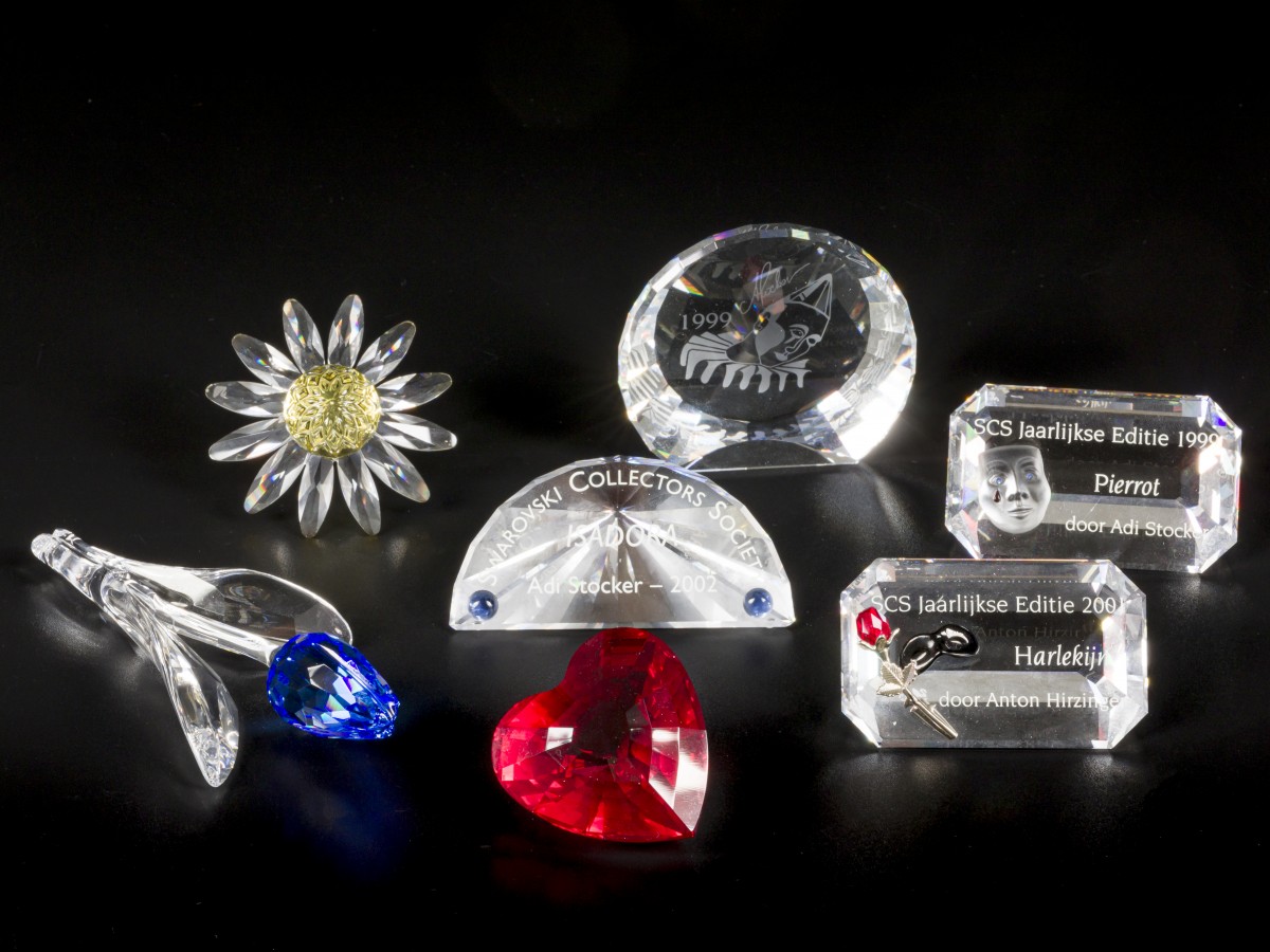(7) delig lot Swarovski miniaturen.