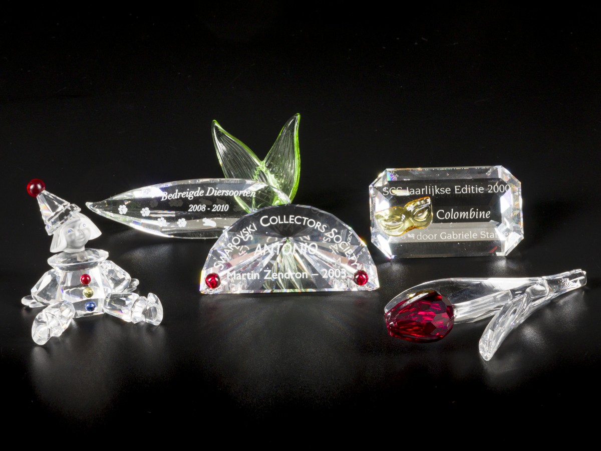 (5) delig lot Swarovski miniaturen.