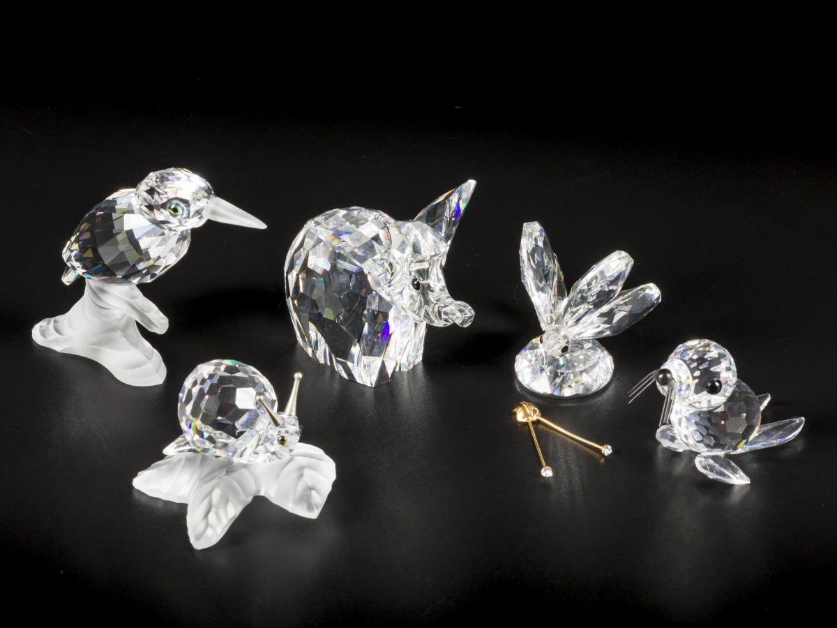 (5) delig lot Swarovski miniaturen.