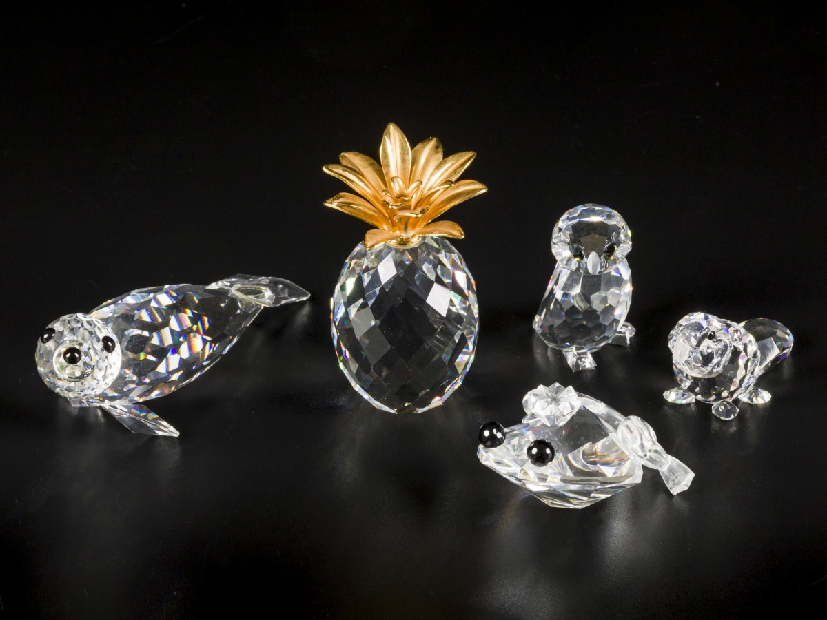 (5) delig lot Swarovski miniaturen.