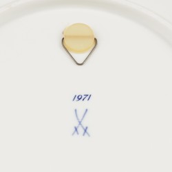 "Meissen" een wandbord, Duitsland, 20e eeuw.